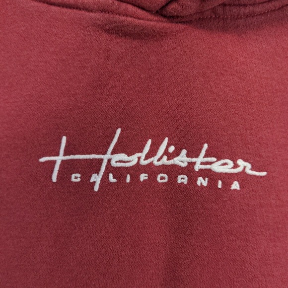 Hollister Californa Men's Pullover Hoodie Red Size Small Must Have Collection - Picture 14 of 16